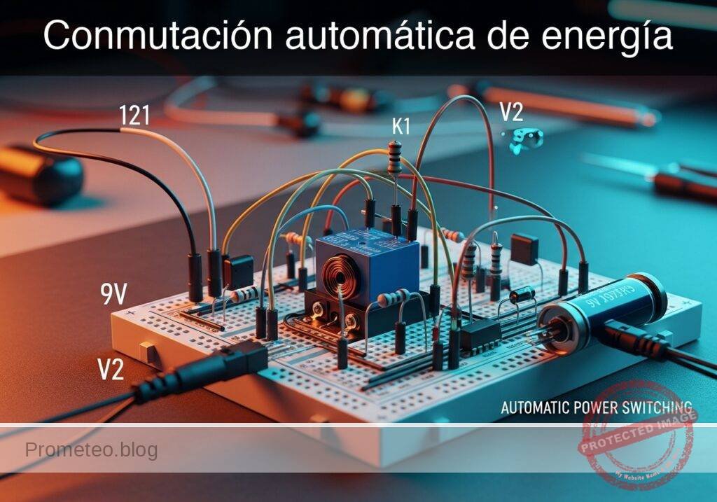 Prototipo de Conmutación automática de energía (Maker Style)