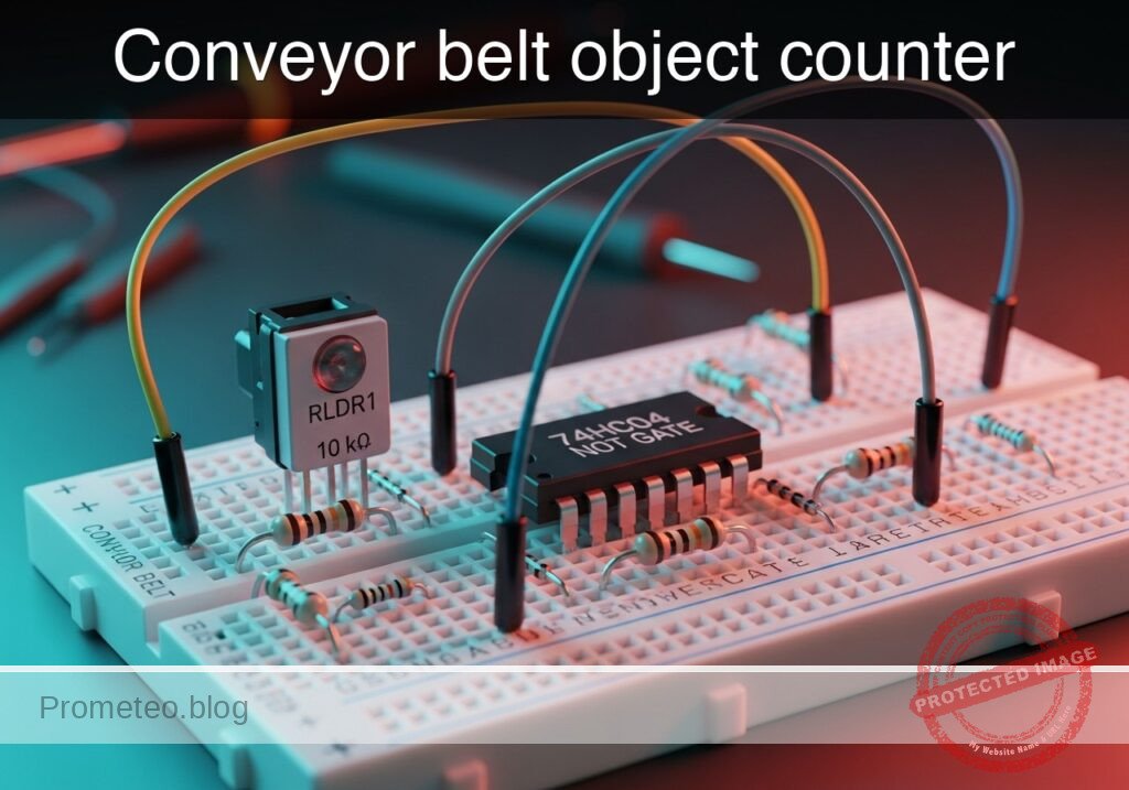 Conveyor belt object counter prototype (Maker Style)