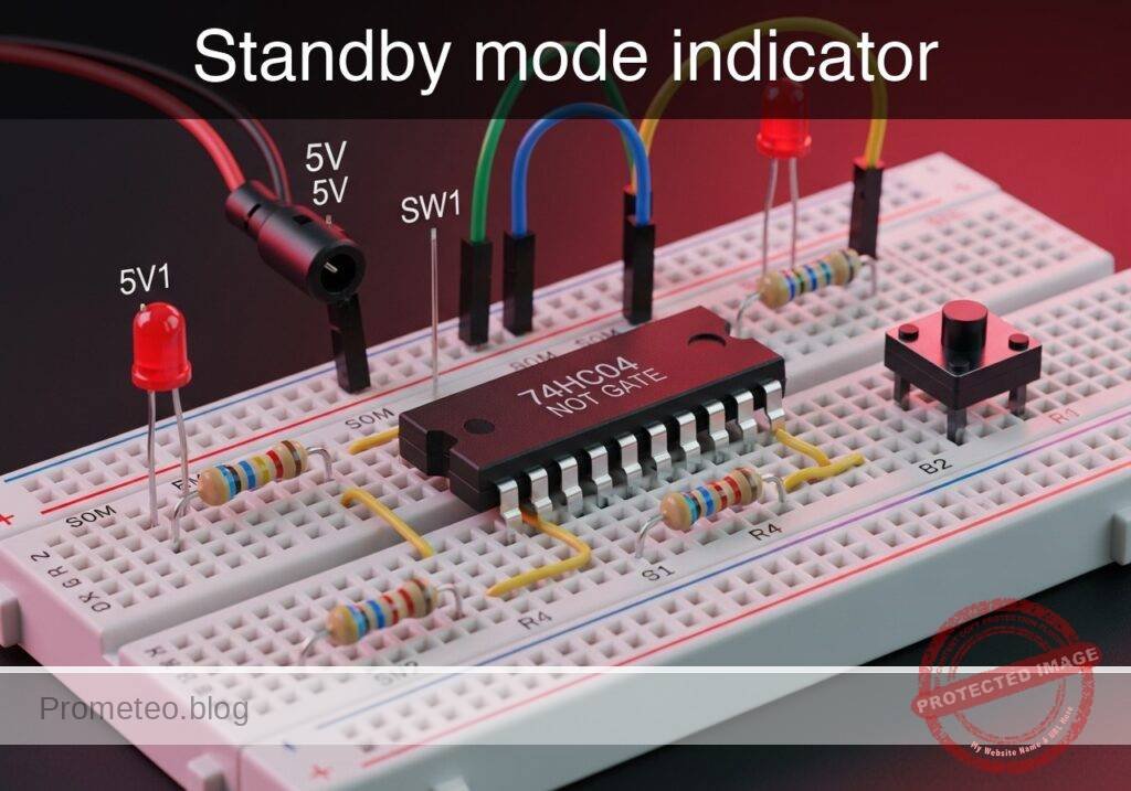 Standby mode indicator prototype (Maker Style)