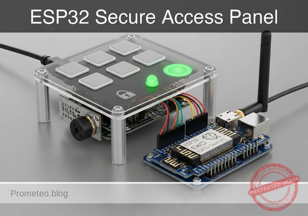 Practical case: ESP32 Secure Access Panel — hero