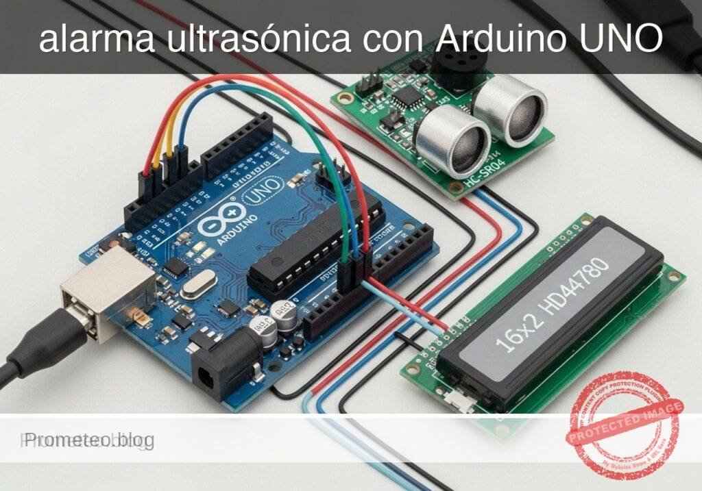 Caso práctico: alarma ultrasónica con Arduino UNO — hero