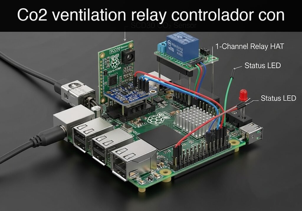 Caso práctico: co2 ventilation relay controlador con — hero