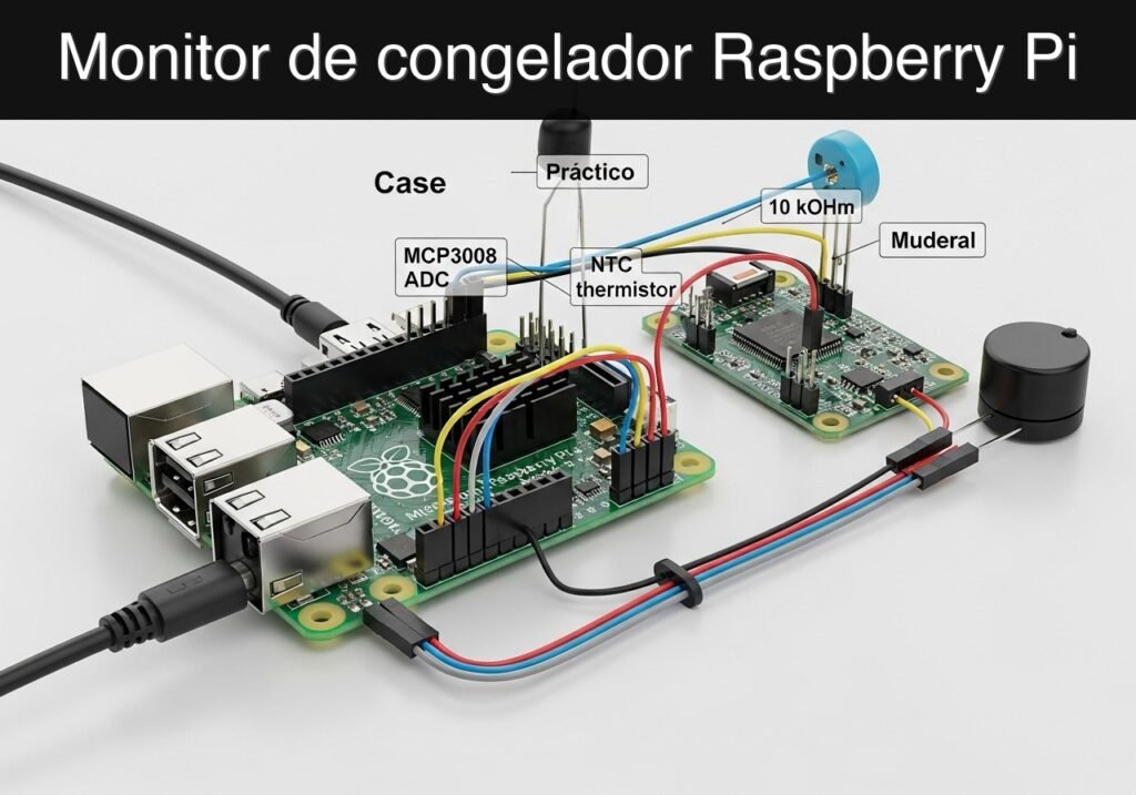 Caso práctico: monitor de congelador Raspberry Pi — hero