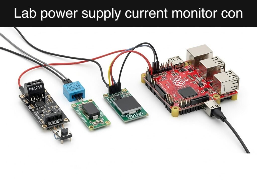 Caso práctico: lab power supply current monitor con — hero