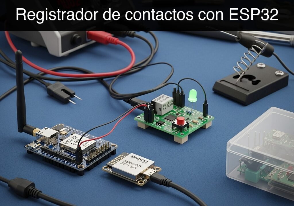 Caso práctico: Registrador de contactos con ESP32 — hero