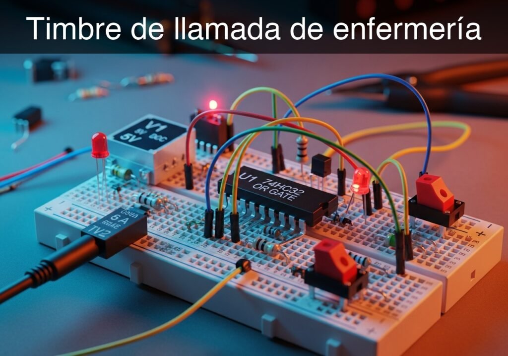 Prototipo de Timbre de llamada de enfermería (Maker Style)