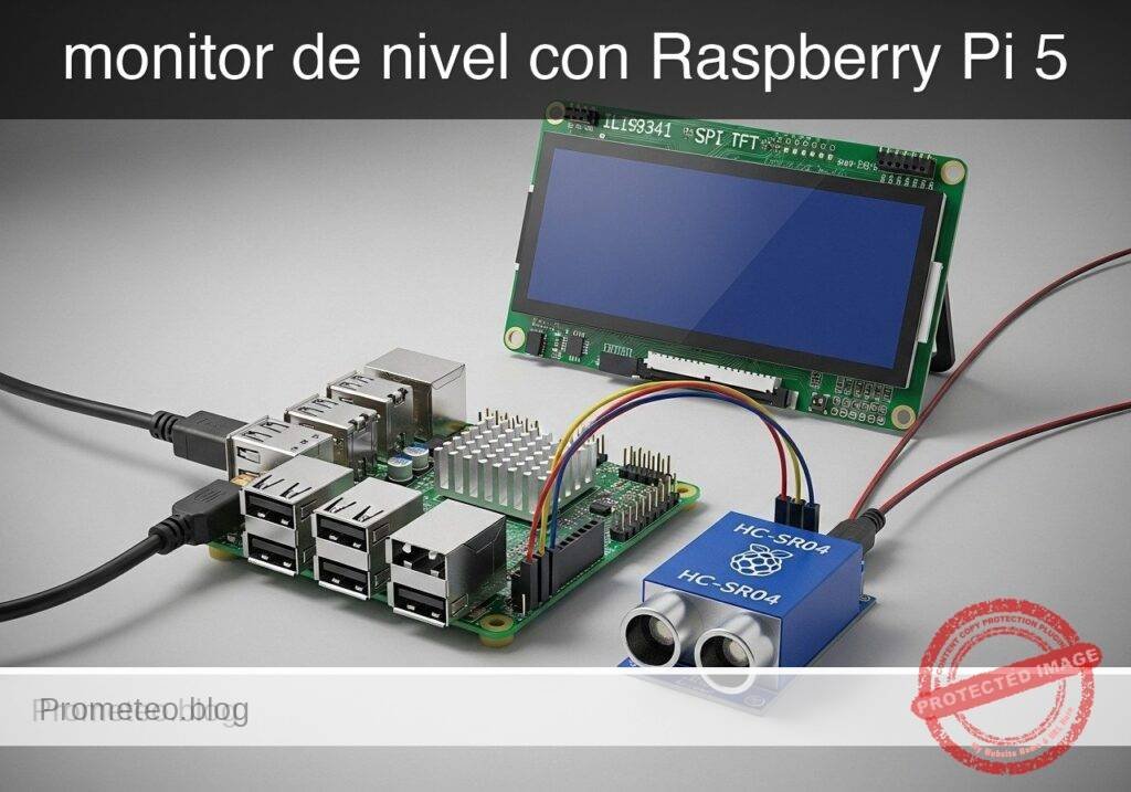 Caso práctico: monitor de nivel con Raspberry Pi 5 — hero