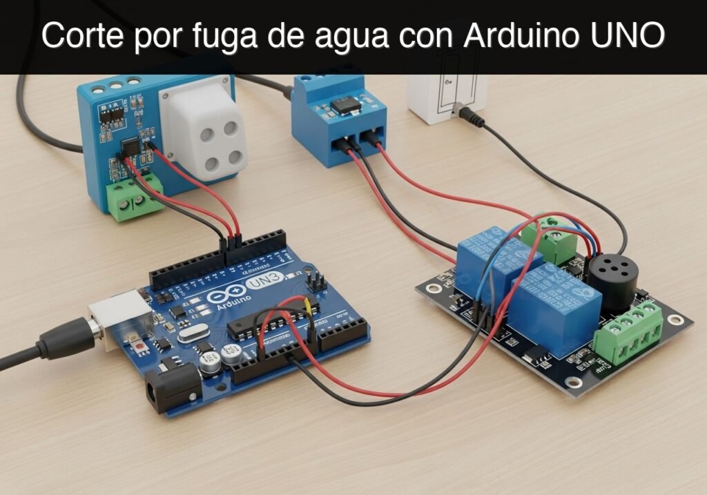 Caso práctico: corte por fuga de agua con Arduino UNO — hero