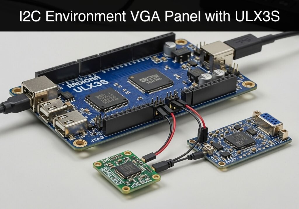 Practical case: I2C Environment VGA Panel with ULX3S — hero
