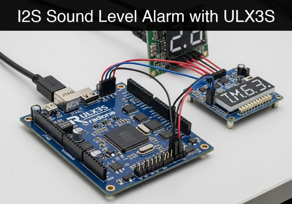 Practical case: I2S Sound Level Alarm with ULX3S — hero