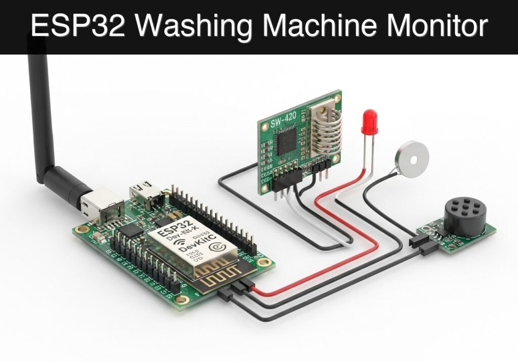 Practical case: ESP32 Washing Machine Monitor — hero