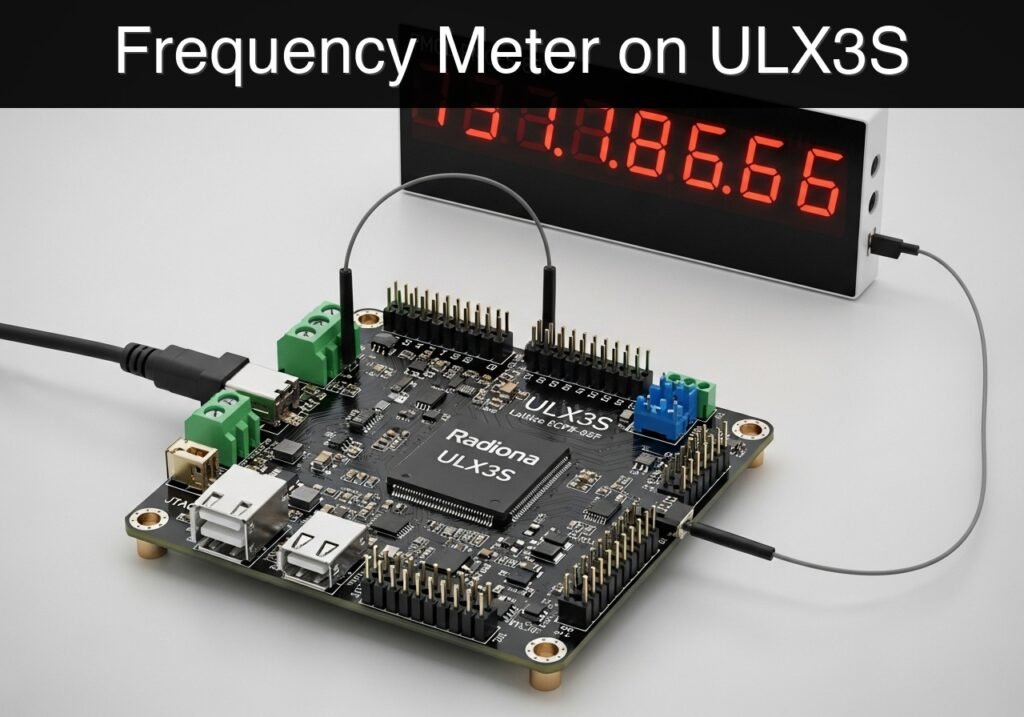 Practical case: Frequency Meter on ULX3S — hero