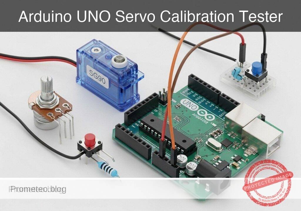 Practical case: Arduino UNO Servo Calibration Tester — hero