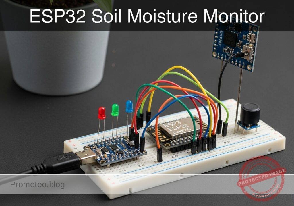 Practical case: ESP32 Soil Moisture Monitor — hero