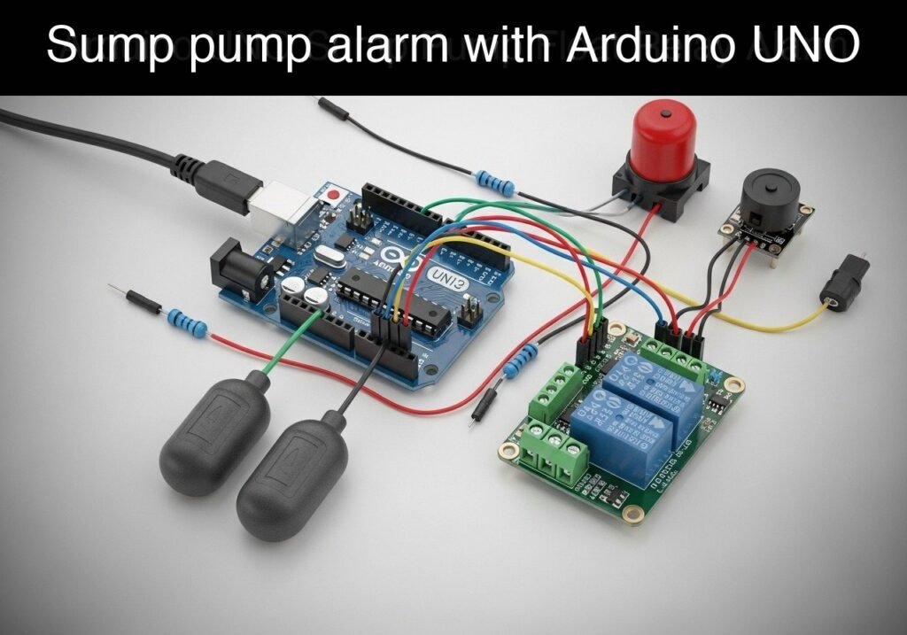 Practical case: sump pump alarm with Arduino UNO — hero