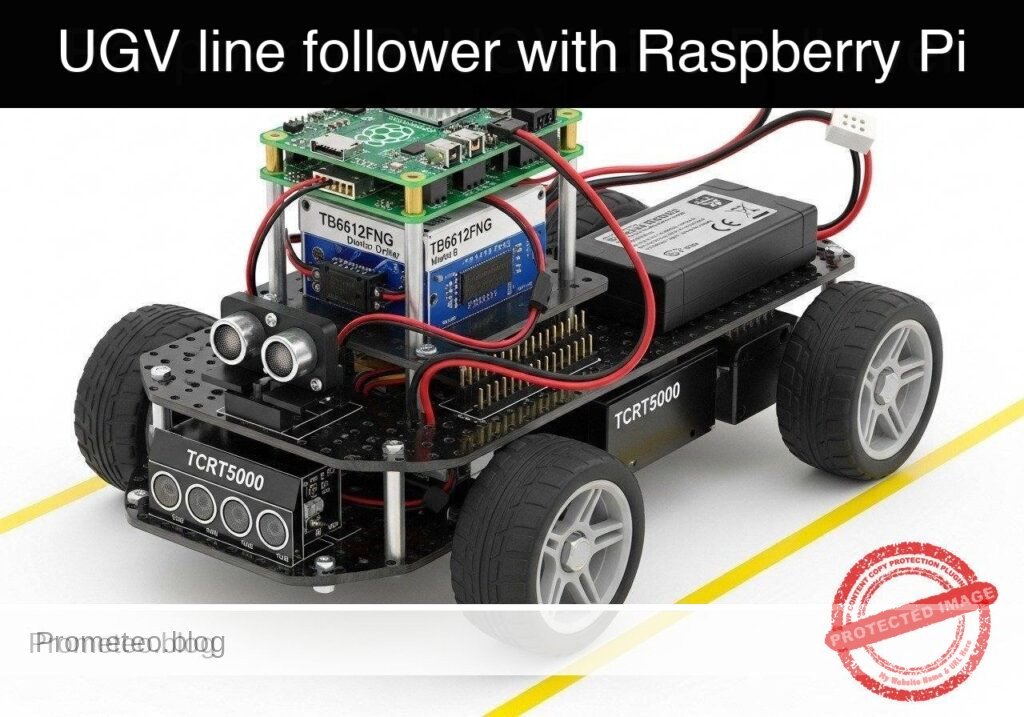 Practical case: UGV line follower with Raspberry Pi — hero