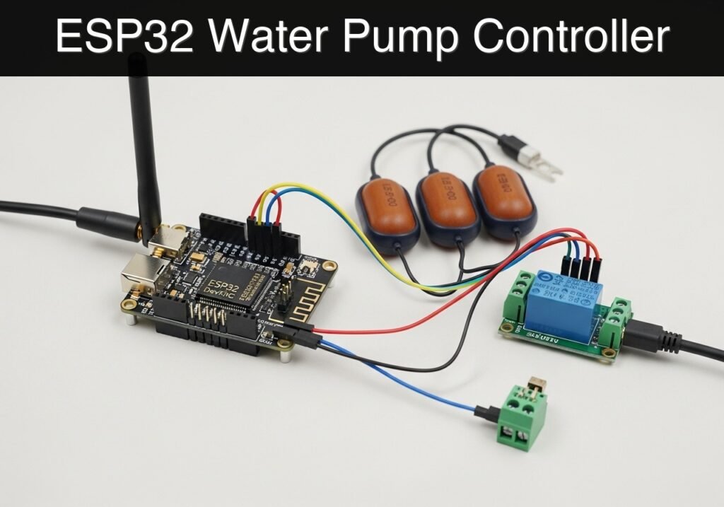 Practical case: ESP32 Water Pump Controller — hero