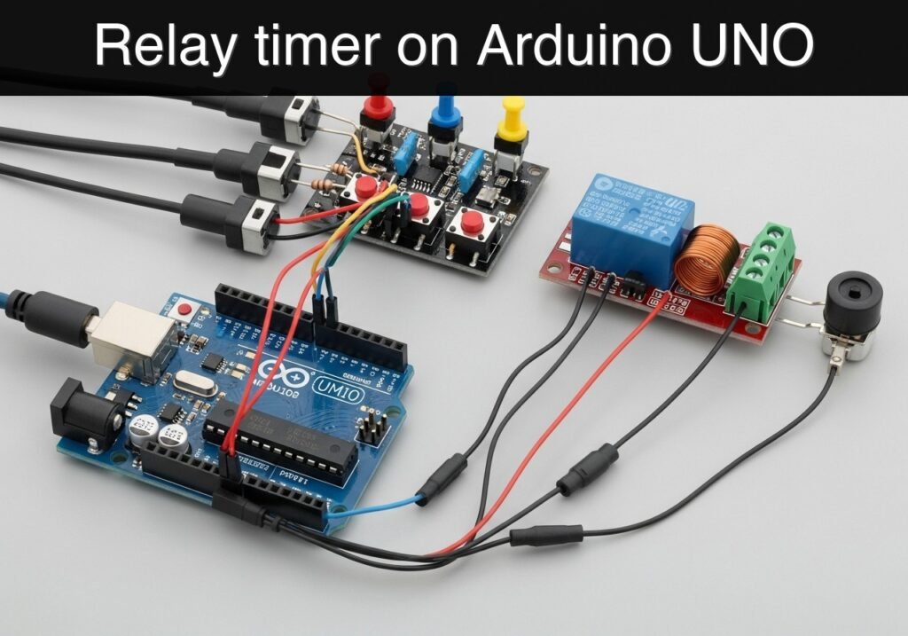 Practical case: relay timer on Arduino UNO — hero